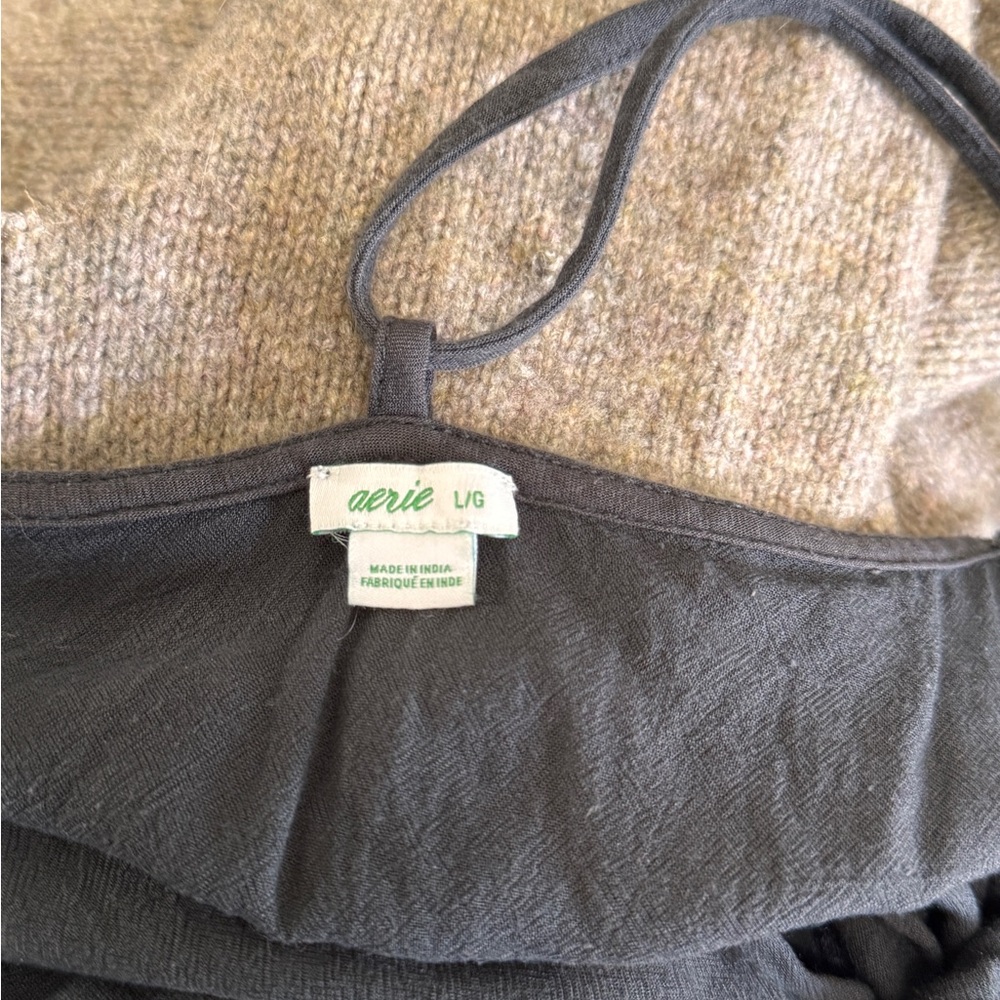 Aerie Charcoal Slip Dress - Picture 3 of 3